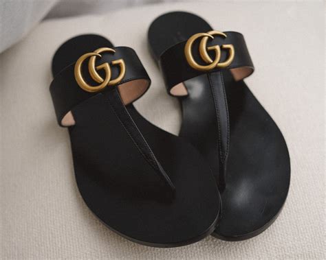 gucci mini double g sandal|gucci jelly thong sandals.